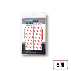 양면테이프(LF016), 5개, 사각(LF0164/6입/35*35mm/M804706)