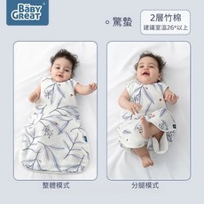 BabyGreat 嬰幼兒竹棉抑菌無袖薄款背心 睡袋
