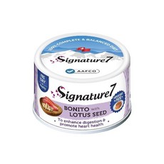 Signature7 心寵 爆漿肉醬貓罐 貓咪水果湯罐, (肉)幫助消化｜鰹魚+雞肉+蓮子X24罐, 24個, 80g, (肉)幫助消化/鰹魚+雞肉+蓮子