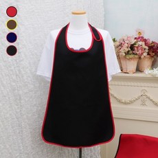 손님용 업소용 주방 홈 배색 손님용 벨크로형 앞치마