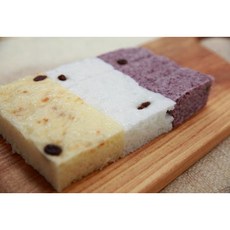 순천광양기정떡 - 모둠3종 (백미+보리+호박) 형미기정떡 답례떡 기정떡 아침식사대용 술떡 증편 기장떡, 12개, 135g