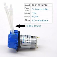 아두이노 수족관 실험실 분석 DIY용 커넥터가 있는 연동 펌프 도징 헤드 12V 24V DC, [03] 12V-S10B, [03] black, 03 12V-S10B_03 black