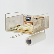 한샘 SOK 마일드 정리랙 선반 바스켓 주방 거치대 16종 모음, SOK 마일드 멀티 행잉바스켓 크림, 1개