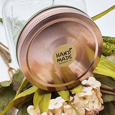 handmade마분지심플붙임딱지 레트로풍의 간식포장라벨 bgy068zO, 1개, 1개입, 단일