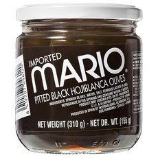 MARIO 피티드 블랙 오히블랑까 올리브 절임, 310g, 1개