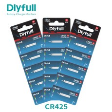 DLYFULL 전자찌배터리 어신기 구멍찌 CR425 30개 50개 100개