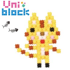 엔케이디 창의력개발 블럭 만들기재료 고양이