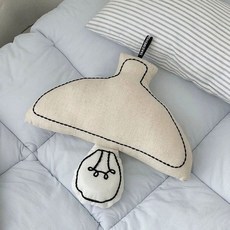 아이방 패브릭 조명 영문 수유등 린넨 램프 수면등 포함 핑크 프린팅, 베이지 램프셰이드 화이트+옐로우라이트