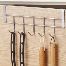 스텐 5칸 문틈틈새 도어후크, 1개