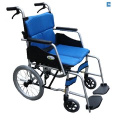 杏華 輕量化輪椅B款 日式加強款 可拆腳架 JR202, 1個, 大輪款 藍色, 藍色