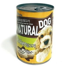 강아지 내츄럴독 청크 닭고기 400g 1P 습식 통조림 강아지캔 강아지간식 강아지통조림 강아지청크 강아지습식사료 강아지수분섭취 반려견캔 반려견간식 반려견통조림 반려견청크 반려견습식, 빠른배송