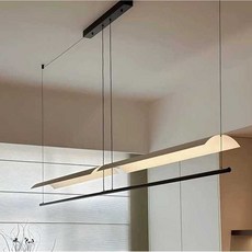 헤드 펜던트 팬던트조명 카페 LED 더블 라인 빈티지 주방, C. 단일 헤드 990mmWarm Light
