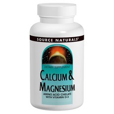 SOURCE NATURALS 鈣鎂複合維他命D3錠, 100顆, 1罐