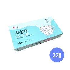 큐원 각설탕 147t (1kg), 1kg, 2개