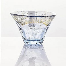 사케 도쿠리 잔 세트 이자카야 유리 차가운 얼음 술병, 1개, 블루 스탠다드박스