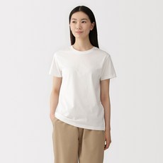 여성 저지 크루넥 반소매 티셔츠 BB2SBA6S