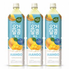 웅진 자연은 요거달콤 망고, 6개, 1.5L