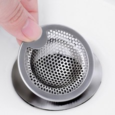 304 스텐 욕조 거름망 세면대 겸용 5.2cm 펀칭 욕조망, 실버