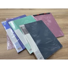 A4色版紋PP右上彈簧夾檔案夾/文件夾 文件收納好幫手 辦公學習必備, 1個