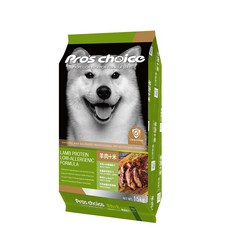 博士巧思 羊肉+米 低過敏性專業犬食配方, 15kg, 1個, 羊肉+米飯