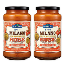 파스타소스 폰타나 로제파스타 밀라노 크림치즈 로제, 600g, 2개