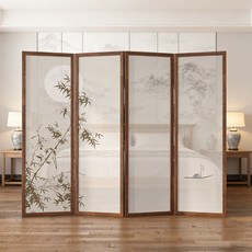 가벽 잔치 환갑 돌잔치병풍 월넛 단문 인테리어 너비 병풍 높이 돌, 60x190x2 (순수 원목)