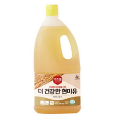 CJ 이츠웰 더 건강한 현미유 /무료배송, 2개, 1.8L
