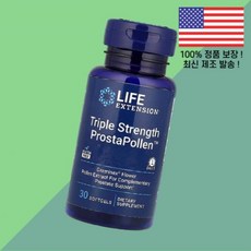 연장 트리플 스트렝스 프로스타폴렌 30소프트젤 소프트젤 캡슐당 378mg Life Extension Triple Strength ProstaPollen 30 Softgels p, 1, 30