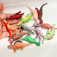 말랑말랑 공룡 친구들 12개세트 아기 목욕 장난감