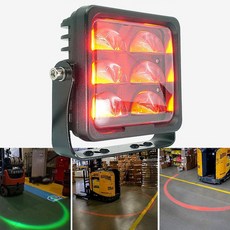 U형 지게차 안전라인램프 LED 각도조절, 선택안함, 본상품선택, 1개