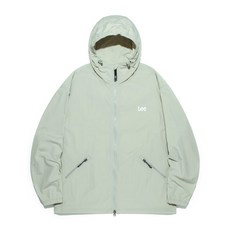 리 후드 윈드브레이커 라이트 그린 377140