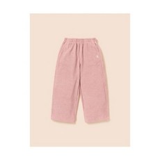 빈폴 키즈 BEANPOLE KIDS 여아 소프트 골지 세미와이드 팬츠 라이트 핑크 (BI5921G01Y) BI5921G01Y 190839