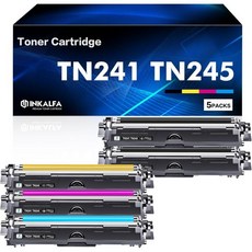 inkalfa 207A 207X 다기능 프린터 MFP M283fdw 토너 HP M255dw 컬러 레이저젯 프로 블랙 M282nw M283fdn M255nw W2210A W221, 2 Schwarz /1 Cyan /1 Gelb /1 M