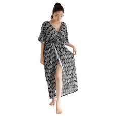 Glam Moment 女款Jimo Moment閃耀Moment葉子圖案浴袍