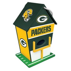 MasterPieces 팀 로고 페인트 우드 버드하우스 - NFL 그린 베이 패커스, 그린베이 패커스