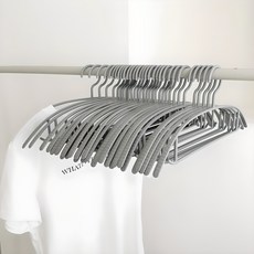 FRANOND 圓肩無痕衣架, 30個, 灰色