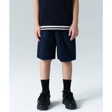 MUSINSA STANDARD KIDS 와이드 치노 쇼츠 [네이비] 417044