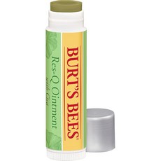 Burt's Bees 공식 바츠비즈 인트밤 CICA 크림 Res‑Q 스틱 타입 / 4.25g 무첨가 화이트데이 기념일 소소하게 선물 선물 립 케어 연고 꽃가루 알레르기, 1개, 1g