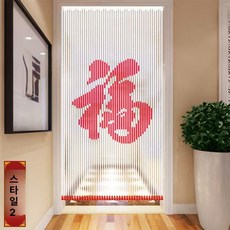 대나무발 커튼 현관발 비즈발 창문 블라인드 문발 복고풍