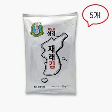 지도표성경 재래전장김 행복E세트 30g 5봉, 150g, 1세트