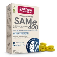 자로우 SAMe 400 엑스트라 스트렝스 S아데노실 L메티오닌 400mg 글루타치온부스터, 1개