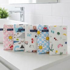 인견 때타올 5장 KC인증 특허 때밀이 그린 옐로우 등밀이, 04.스마일핑크+쥬라기+스마일블루+붕붕이+썸머, 1세트, 5매