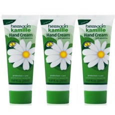 허바신 카밀 핸드크림 20ml 튜브 3개 휴대용핸드크림