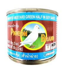 PIGEON 피죤 갓절임 피클드 모스타드그린, 2개, 140g