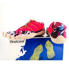 미끄럼방지 요가 필라테스 발가락 슈즈 신발 양말, [04] 위장 가루, [03] 38