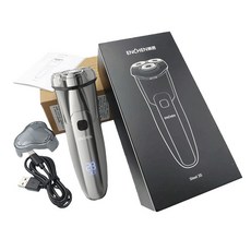 映趣 Steel 3S 三刀頭刮鬍刀 - 電動刮鬍刀 可水洗 除毛/鬢角刀 (台灣公司貨), 1個, 銀金色