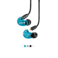 SHURE AONIC 215 通話監聽隔音耳機, 藍色