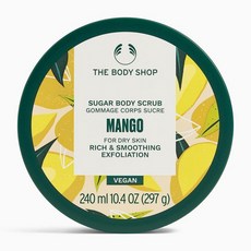 호주 더바디샵 The Body Shop Mango Body Scrub 망고 바디 스크럽, 2개