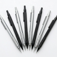 빌픽 필기감 좋은 제도 샤프 펜슬, 화이트실버, 1개입, 0.5mm