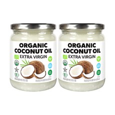 유기농엑스트라버진코코넛오일 500mlX2병, 2개, 500ml